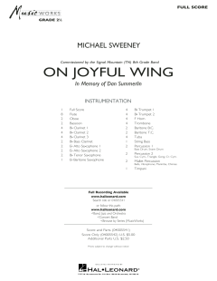 On Joyful Wing von Michael Sweeney 