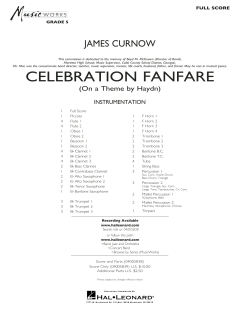 Feierliche Fanfare von Joseph Haydn 