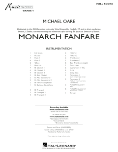 Monarch Fanfare von Michael Oare (Download) 