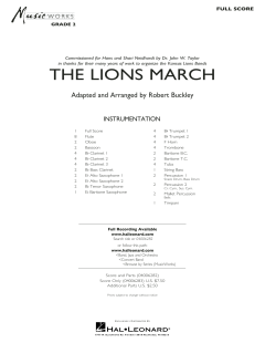 The Lions March 