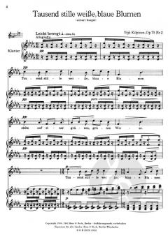 Sommersegen op. 75 von Yrjö Kilpinen 