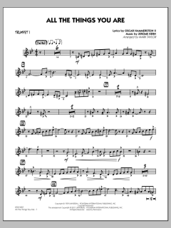 All The Things You Are von Jerome Kern (Download) 
