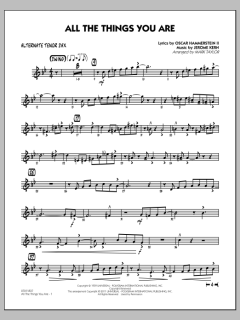 All The Things You Are von Jerome Kern (Download) 