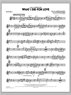 What I Did For Love von Marvin Hamlisch (Download) 