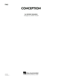 Conception von George Shearing (Download) 