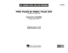 Who Walks In When I Walk Out? von Louis Armstrong (Download) 