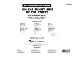 On the Sunny Side of the Street von Jimmy McHugh (Download) 