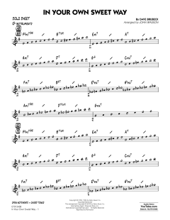 In Your Own Sweet Way von Dave Brubeck (Download) 