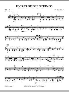 Escapade for Strings von John Cacavas (Download) 
