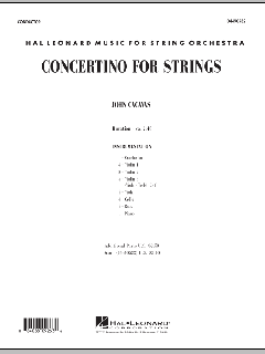 Concertino for Strings von John Cacavas (Download) 