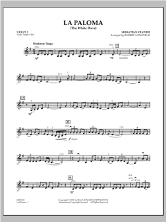 La Paloma (The White Dove) von Sebastian de Yradier (Download) 