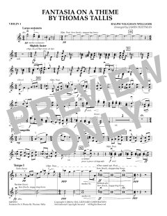 Fantasia on a Theme by Thomas Tallis von Ralph Williams (Download) 