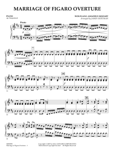 Overture to Marriage of Figaro von Wolfgang Amadeus Mozart (Download) 