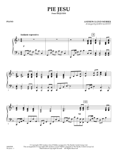Pie Jesu (from Requiem) von Andrew Lloyd Webber (Download) 
