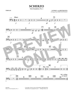 Scherzo from Symphony No. 2 von Ludwig van Beethoven (Download) 
