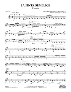 La Finta Semplice (Overture) von Wolfgang Amadeus Mozart (Download) 