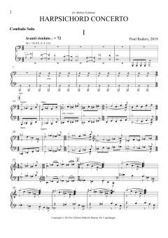 Harpsichord Concerto von Poul Ruders (Download) 