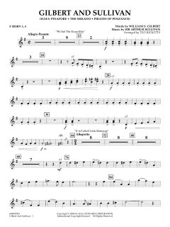 Gilbert and Sullivan von Arthur Seymour Sullivan (Download) 