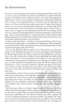 Mozarts Klavierkonzerte  von Hubert Moßburger 