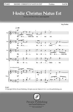 Hodie Christus natus est von Guy Forbes (Download) 