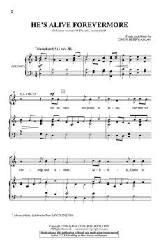 He's Alive Forevermore von Cindy Berry (Download) 