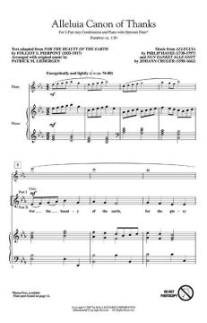 Alleluia Canon Of Thanks von Patrick M. Liebergen (Download) 