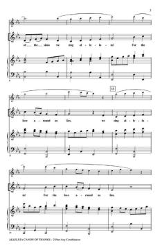 Alleluia Canon Of Thanks von Patrick M. Liebergen (Download) 