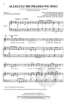 Alleluia! His Praises We Sing! von David William Hodges (Download) 