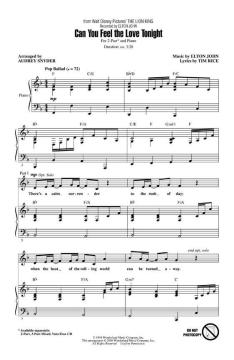 Can You Feel The Love Tonight von Elton John (Download) 