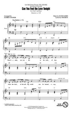 Can You Feel The Love Tonight von Elton John (Download) 