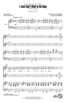 I Just Can't Wait To Be King (Elton John) 