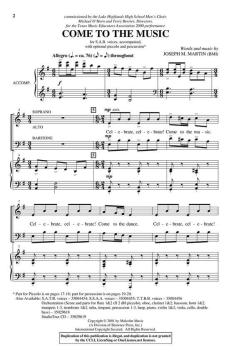Come To The Music (Joseph A. Martin) 