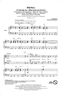 Sing (Choral Highlights) (Download) 