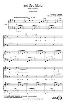 Soli Deo Gloria von John Purifoy (Download) 