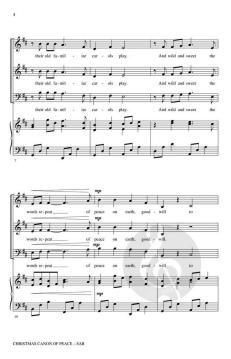 Christmas Canon Of Peace von Ruth Morris Gray (Download) 
