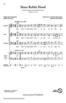 The SAB Choir Goes Renaissance von Thomas Weelkes (Download) 