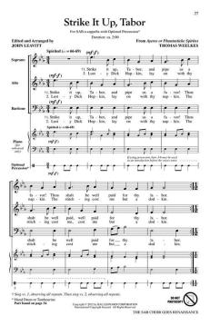 The SAB Choir Goes Renaissance von Thomas Weelkes (Download) 