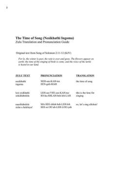 The Time of Song von David Schwoebel 