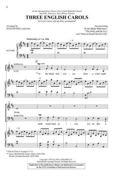 Three English Carols (Download) 