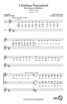 Christmas Processional (Puer Natus In Bethlehem) von Audrey Snyder (Download) 