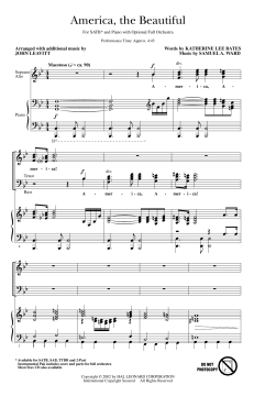 America The Beautiful (Samuel A. Ward) 