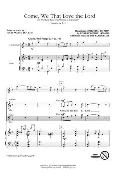 Come, We That Love The Lord (Robert Lowry) 