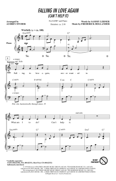 Falling In Love Again von Marlene Dietrich (Download) 