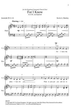 For I Know (Kevin A. Memley) 