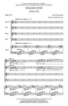 Halleluyah (Psalm 150) (Larry Grossman) 