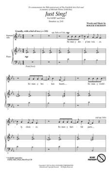 Just Sing! (Roger Emerson) 
