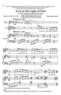 Live In The Light Of God von Allan Robert Petker (Download) 