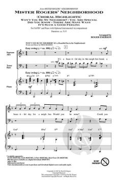 Mister Rogers' Neighborhood (Choral Highlights) von Fred Rogers 