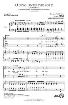 O Sing Unto the Lord (Heather Sorenson) 