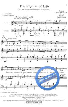 The Rhythm Of Life (Dorothy Fields) 